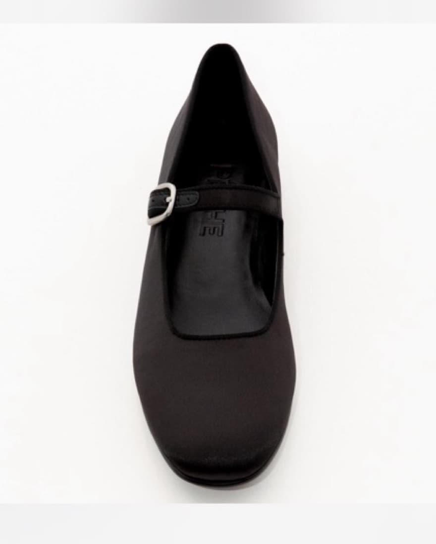 Classic Black Mary Jane Flats - Image 2