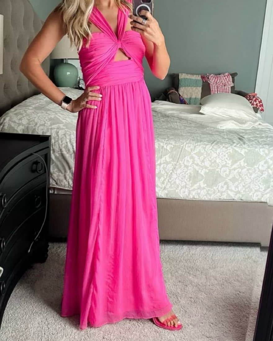 Adam Lippes Pink Formal Dress - Image 1