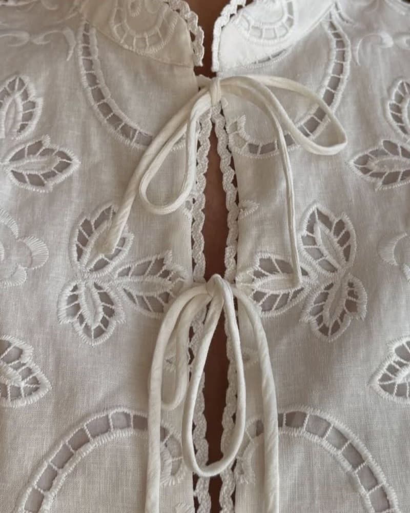 White Sleeveless Top  - Image 1