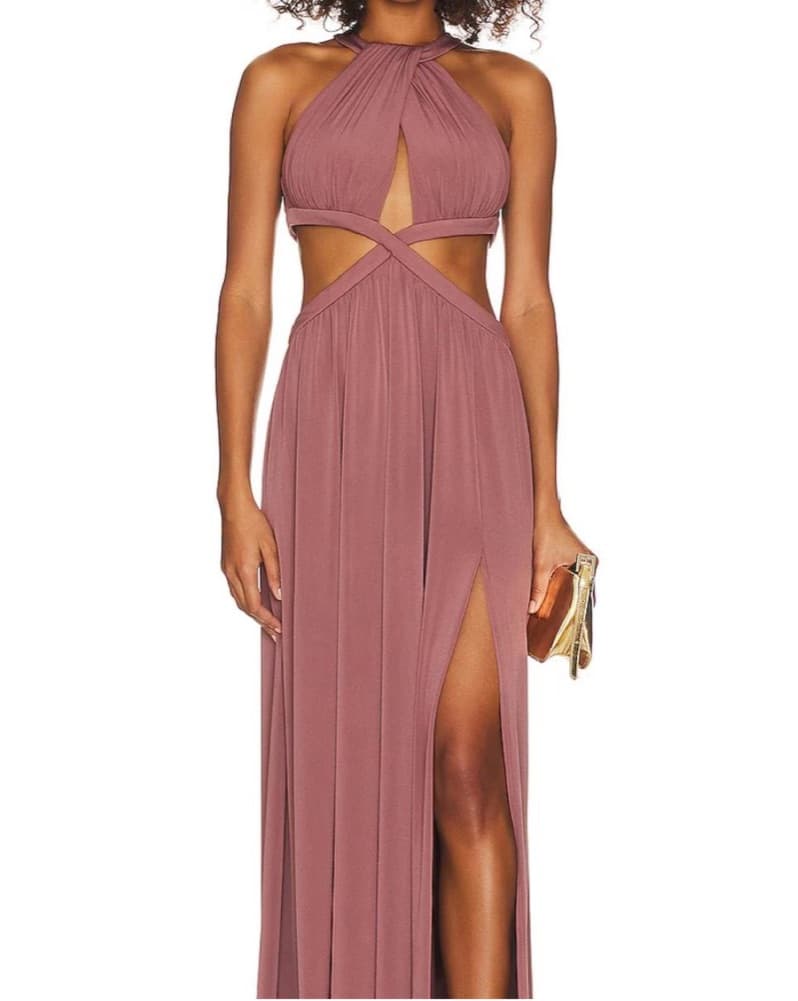 Taupe Gown Katie May - Image 1