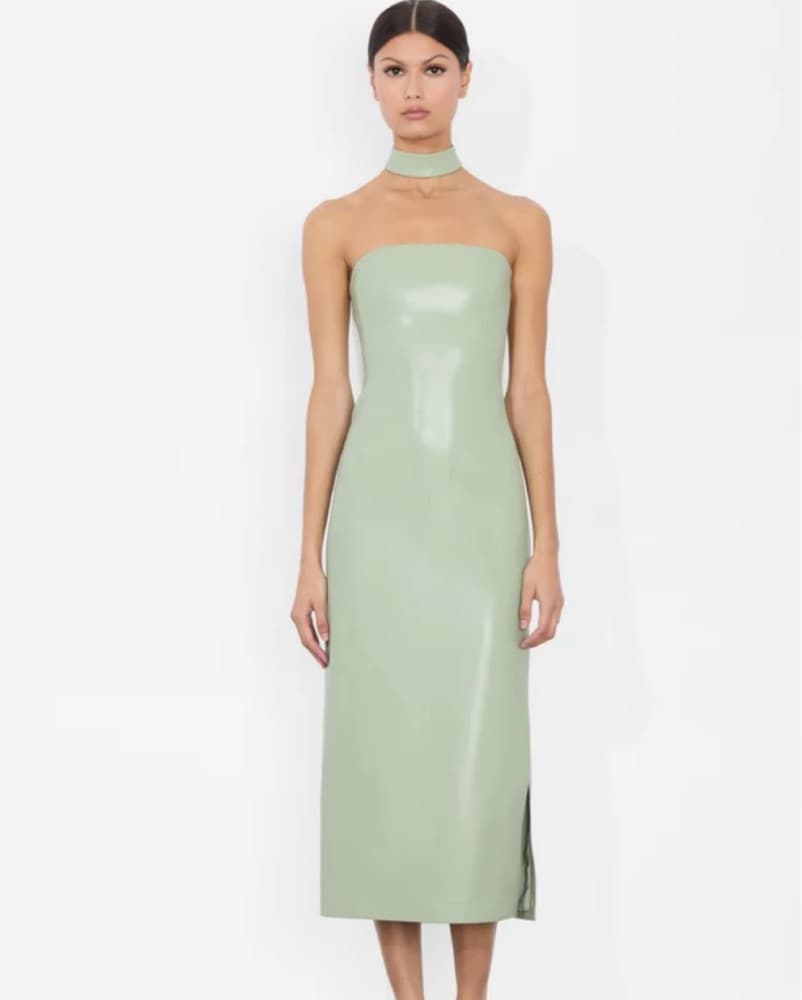 Alice + Olivia: Georgia Vegan Midi Dress - Image 1