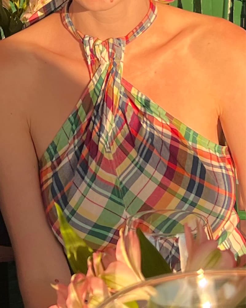 Ralph Lauren Plaid Drop Waist Dress - Image 3