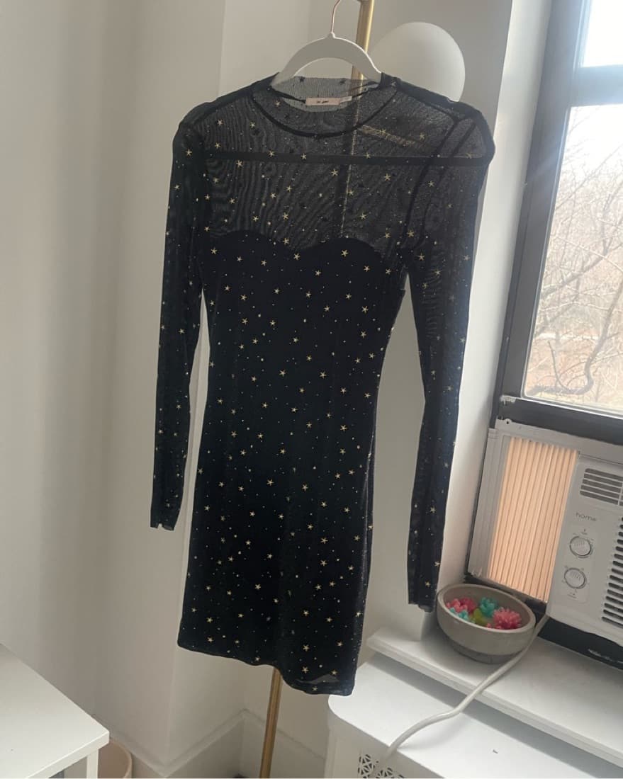 Francescas Starry Mesh Dress - Image 2