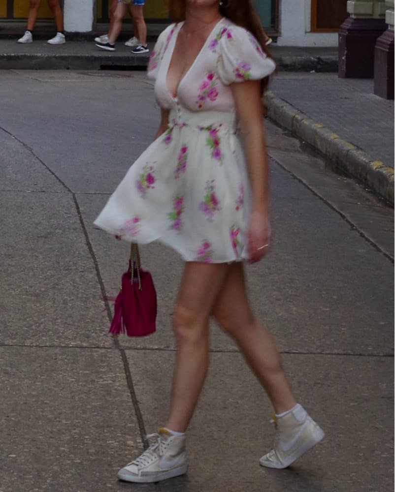 Ophenia Mini Dress - Spanish Moss - Image 5