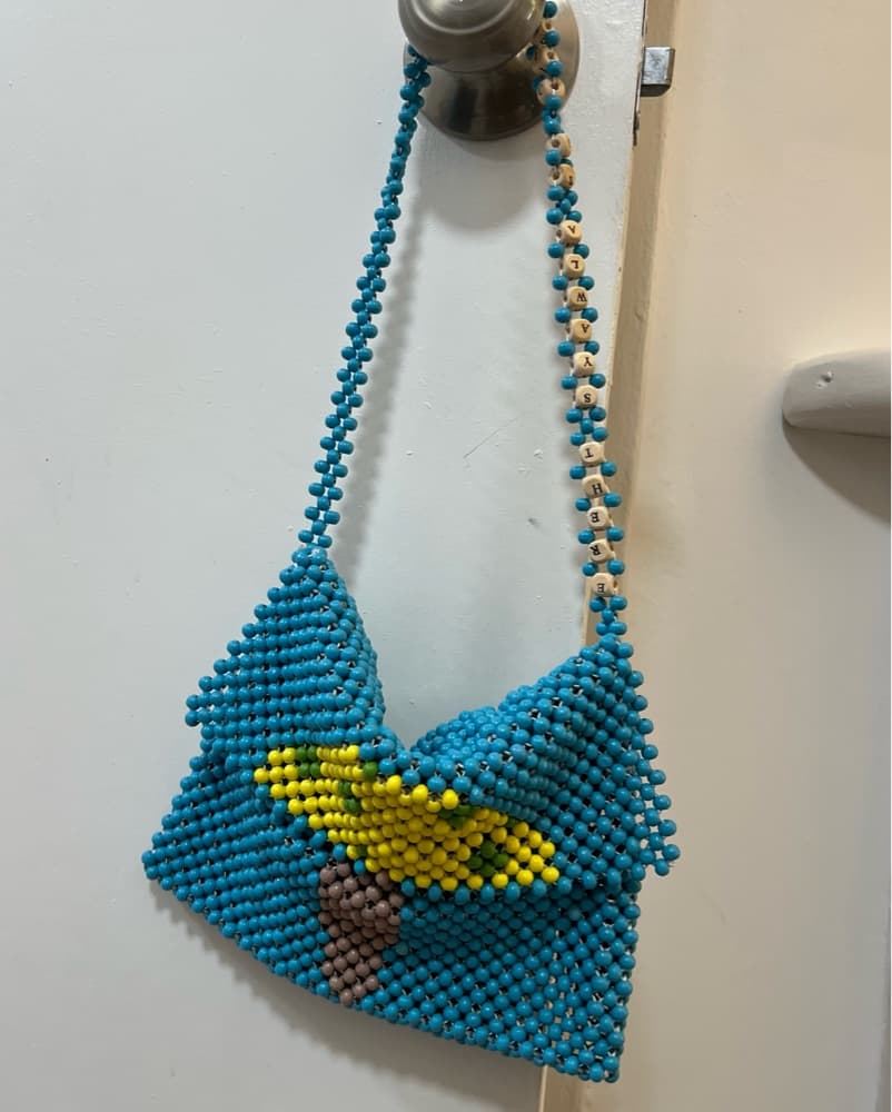 Mushroom Bead Purse - Image 2