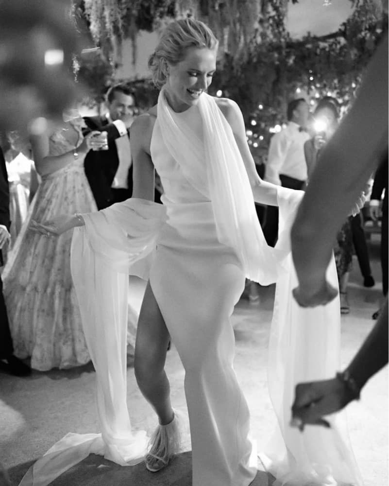 Monot Halter Drape Gown - Image 1