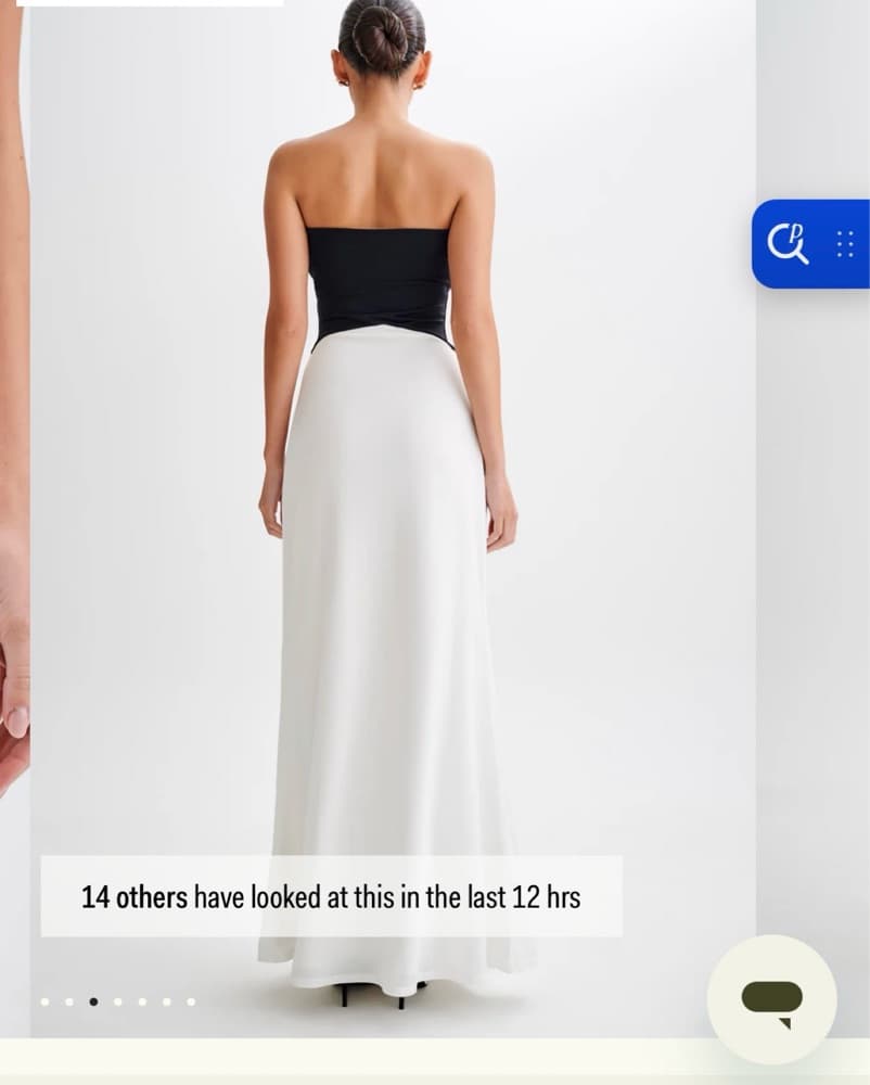 Meski Strapless Dress - Image 2