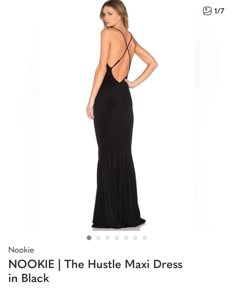 Nookie Backless Dress - Image 1