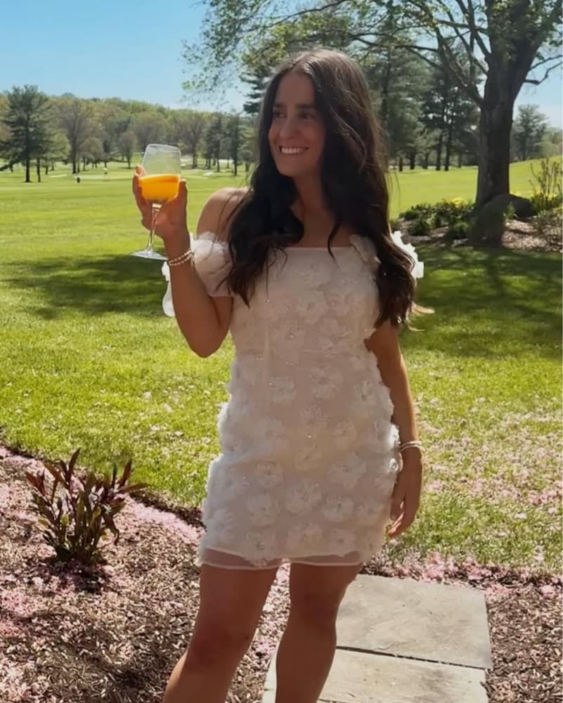 Love Shack Fancy White Mini Dress  - Image 2