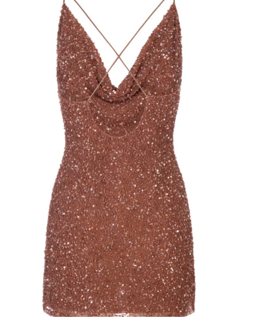 Retrofete Beaded Mini Dress  - Image 2