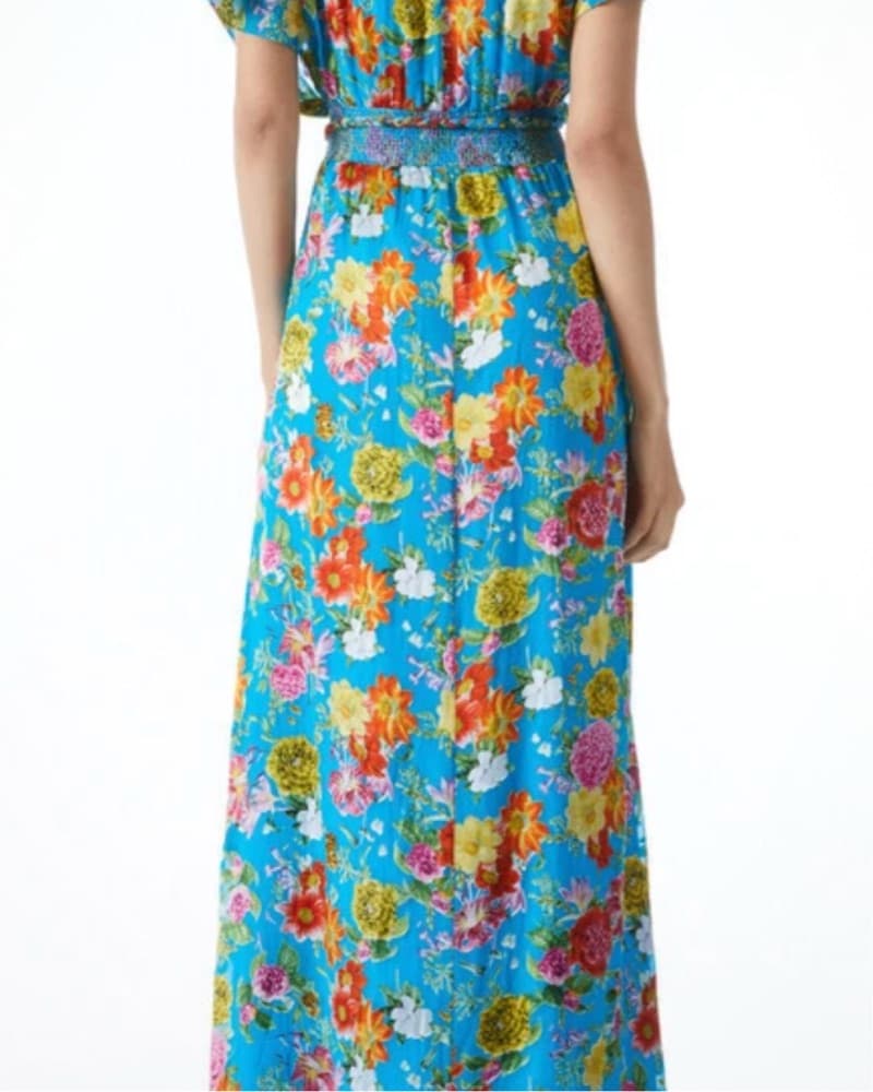 Vibrant Floral Maxi Dress - Image 3