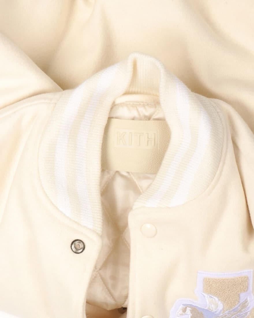 KITH Cream Varsity Jacket - Image 3