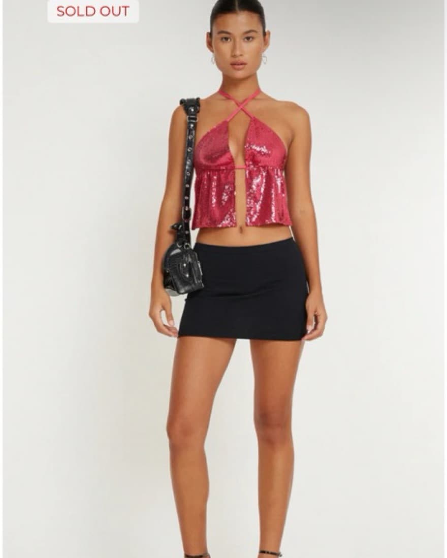 Runita Halter Top In pink - Image 2