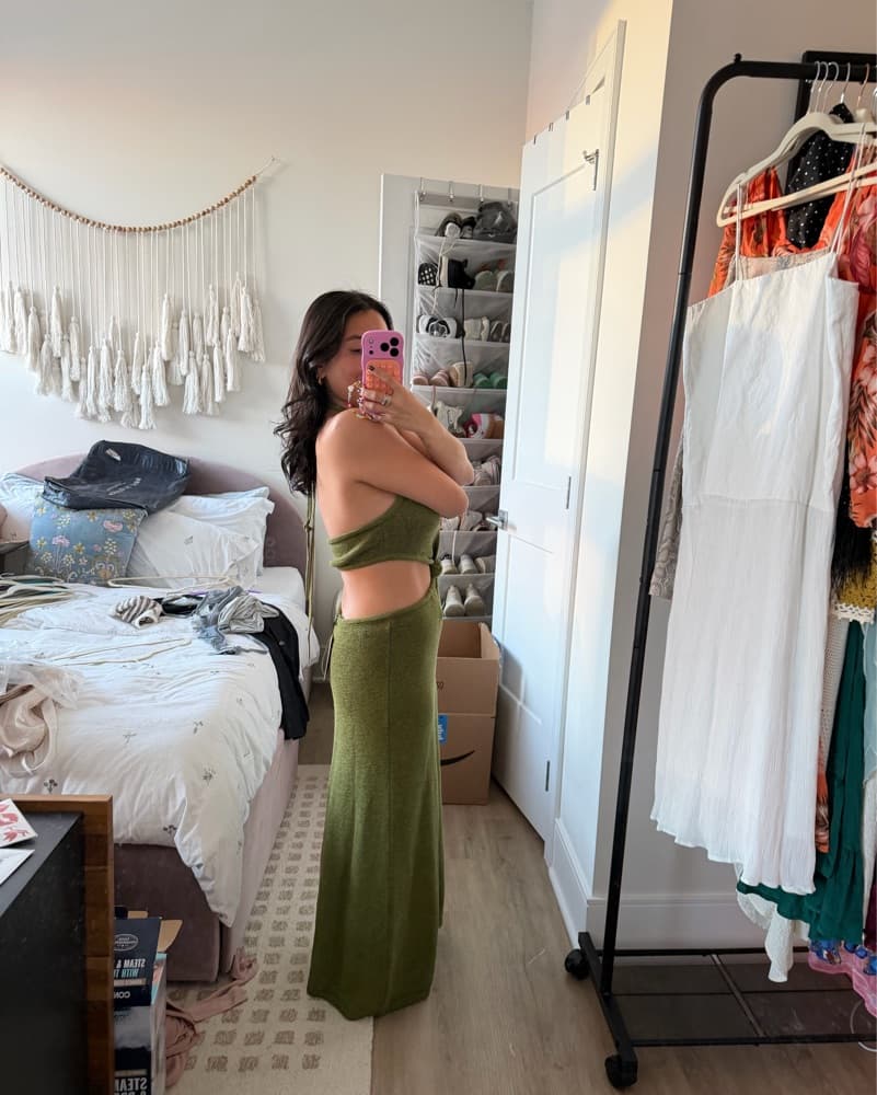 Cult Gaia Olive Serita Dress  - Image 3