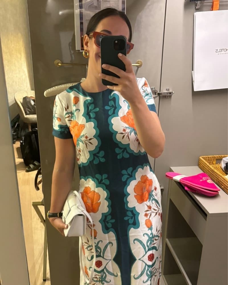 La Double J Silk Swing Dress - Image 1