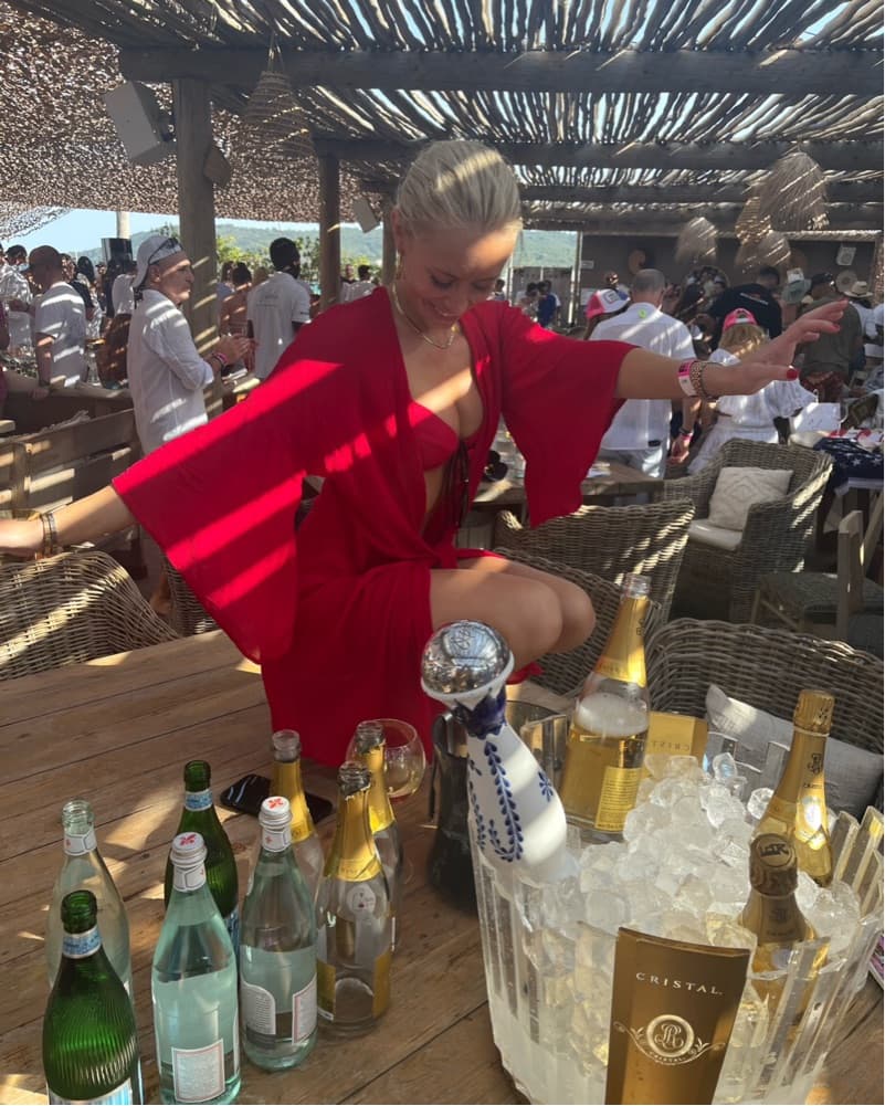 Red Swim Cover Up  - Image 2
