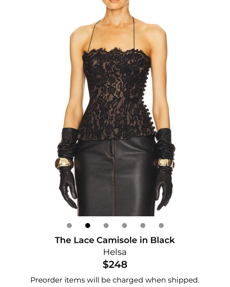 Helsa Lace Camisole - Image 1