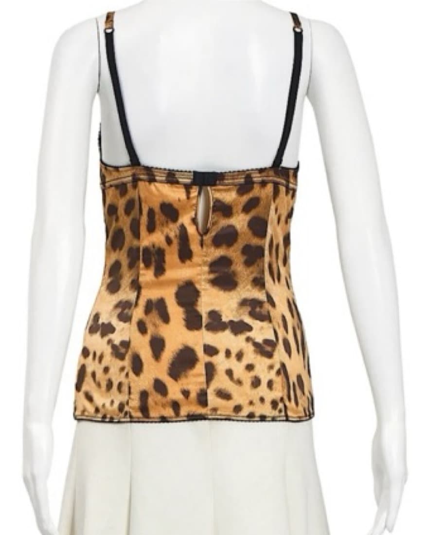 Dolce & Gabana Leopard Bustier - Image 2