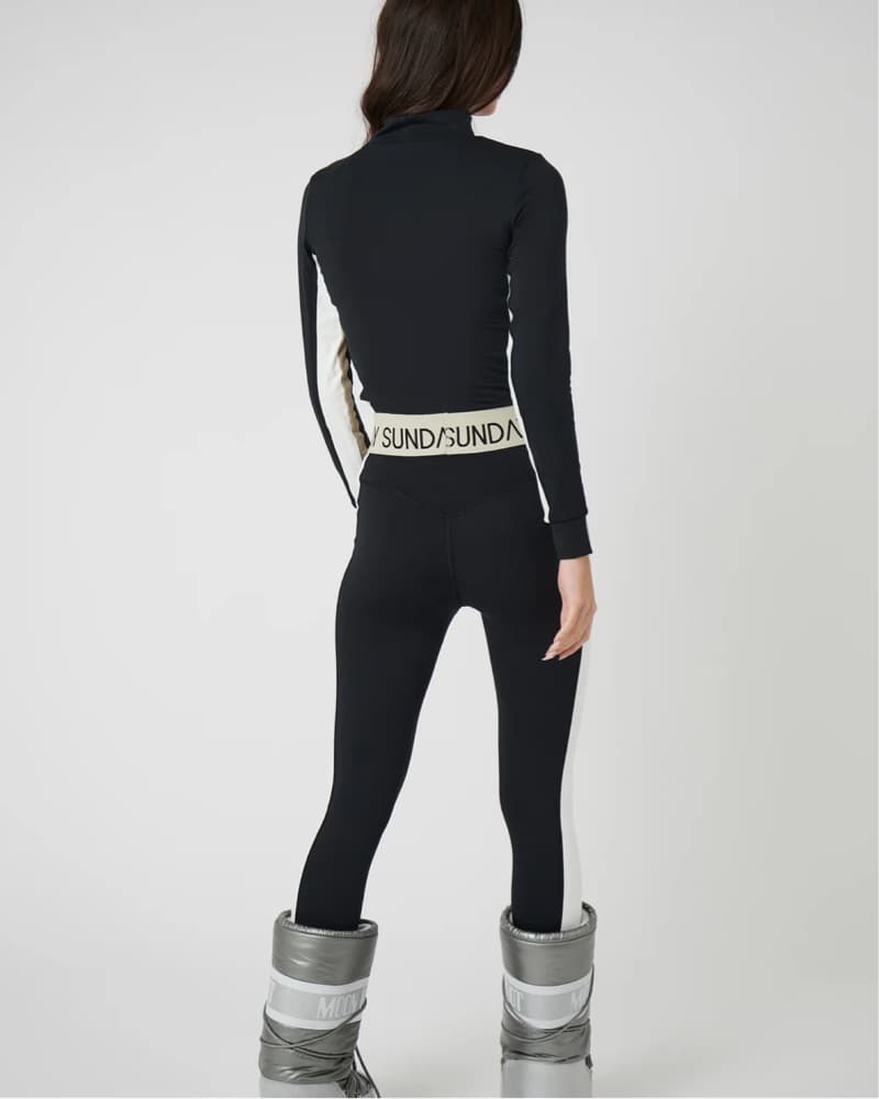 RACER STRIPE BASE LAYER SET - BLACK - Image 2