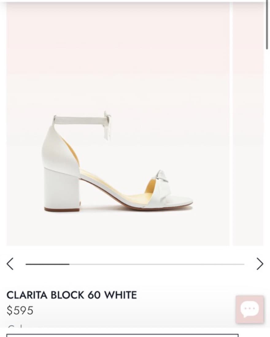 Alexander Birman White Heel (Sz 41) - Image 4