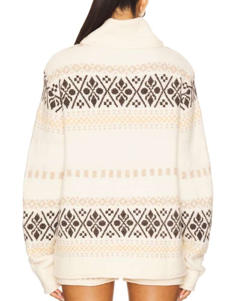 More To Come Kelsey Fairisle Sweater Set - Image 2
