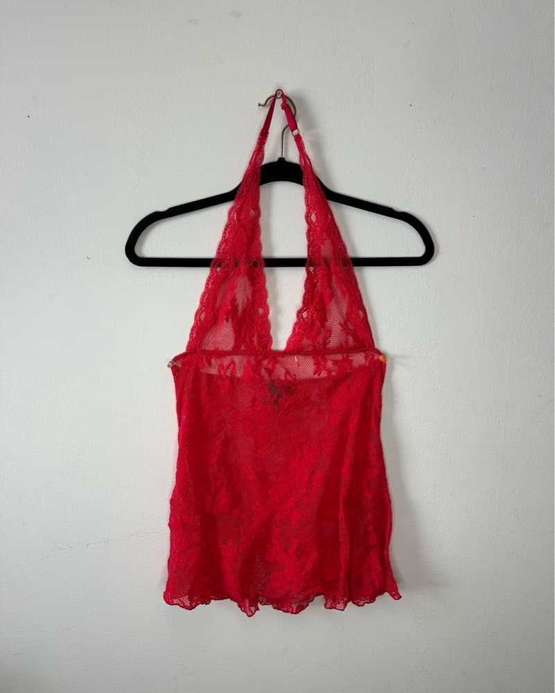 Red, Lacey Victoria’s Secret Top - Image 2