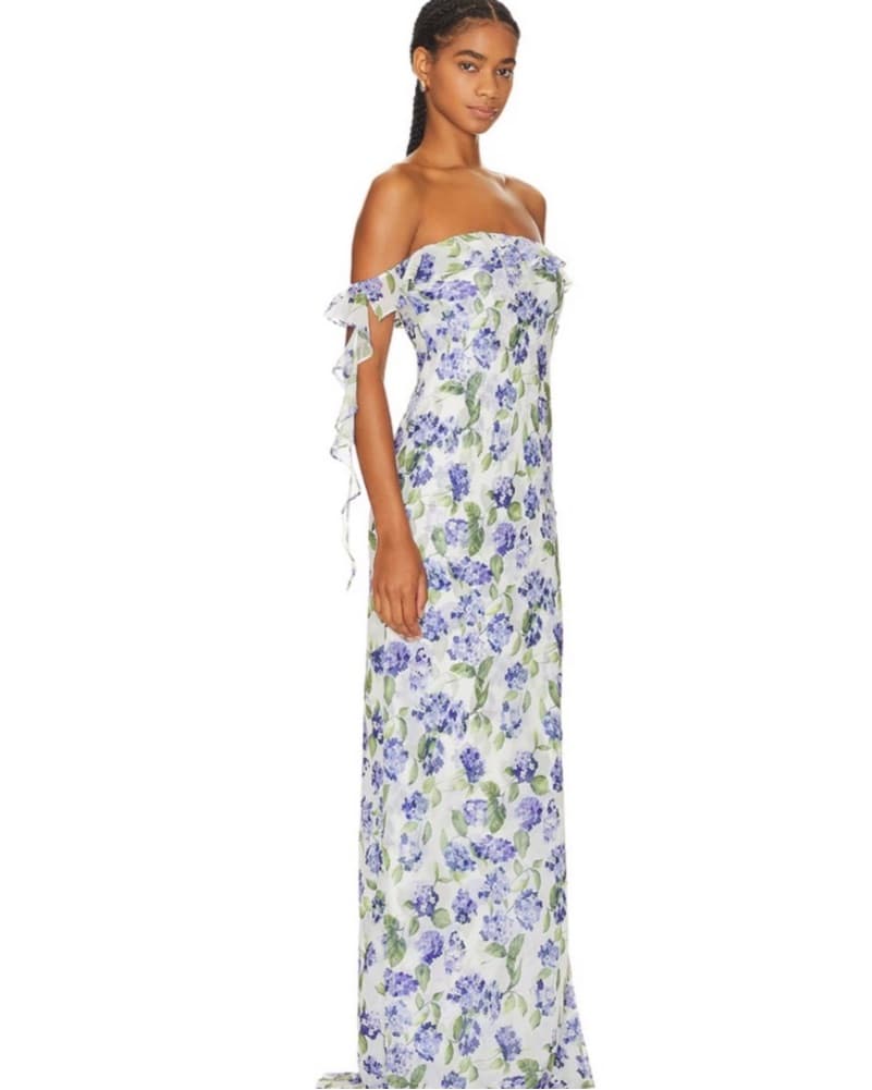 Floral Off-the-Shoulder Dress - Image 2