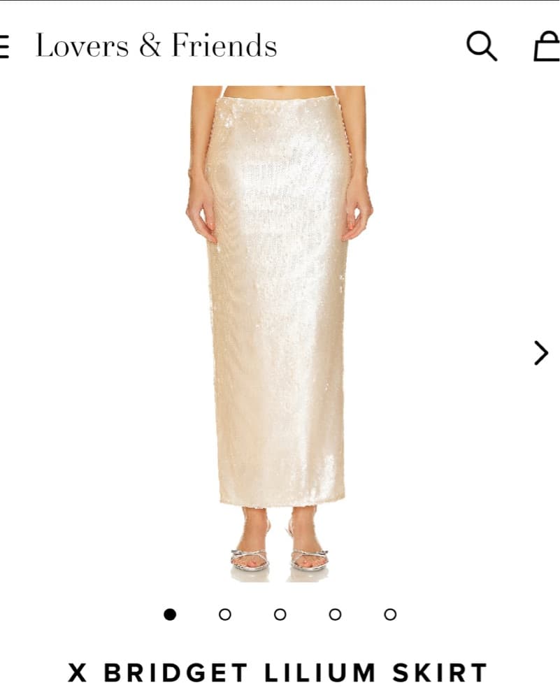 Lovers & Friends Sequin Skirt - Image 1