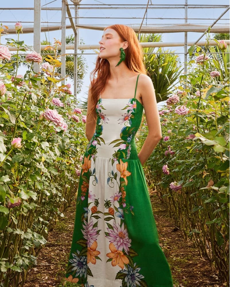 Farm Rio Midi Dress - Image 1