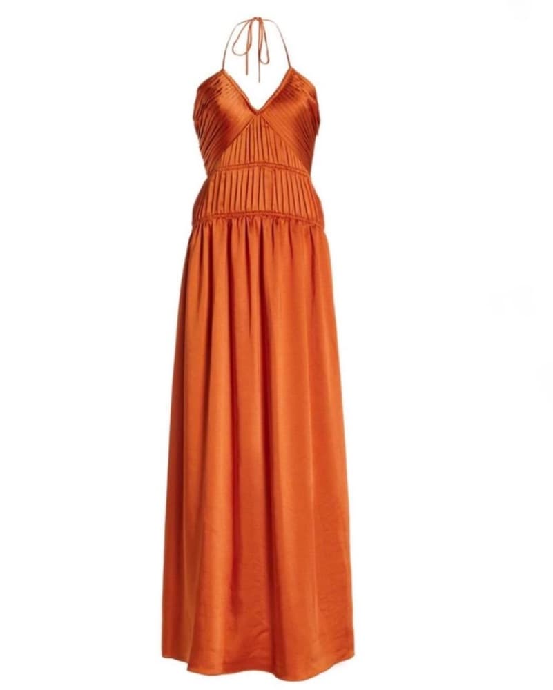 Jonathan Simkhai Halter Maxi Dress - Image 1