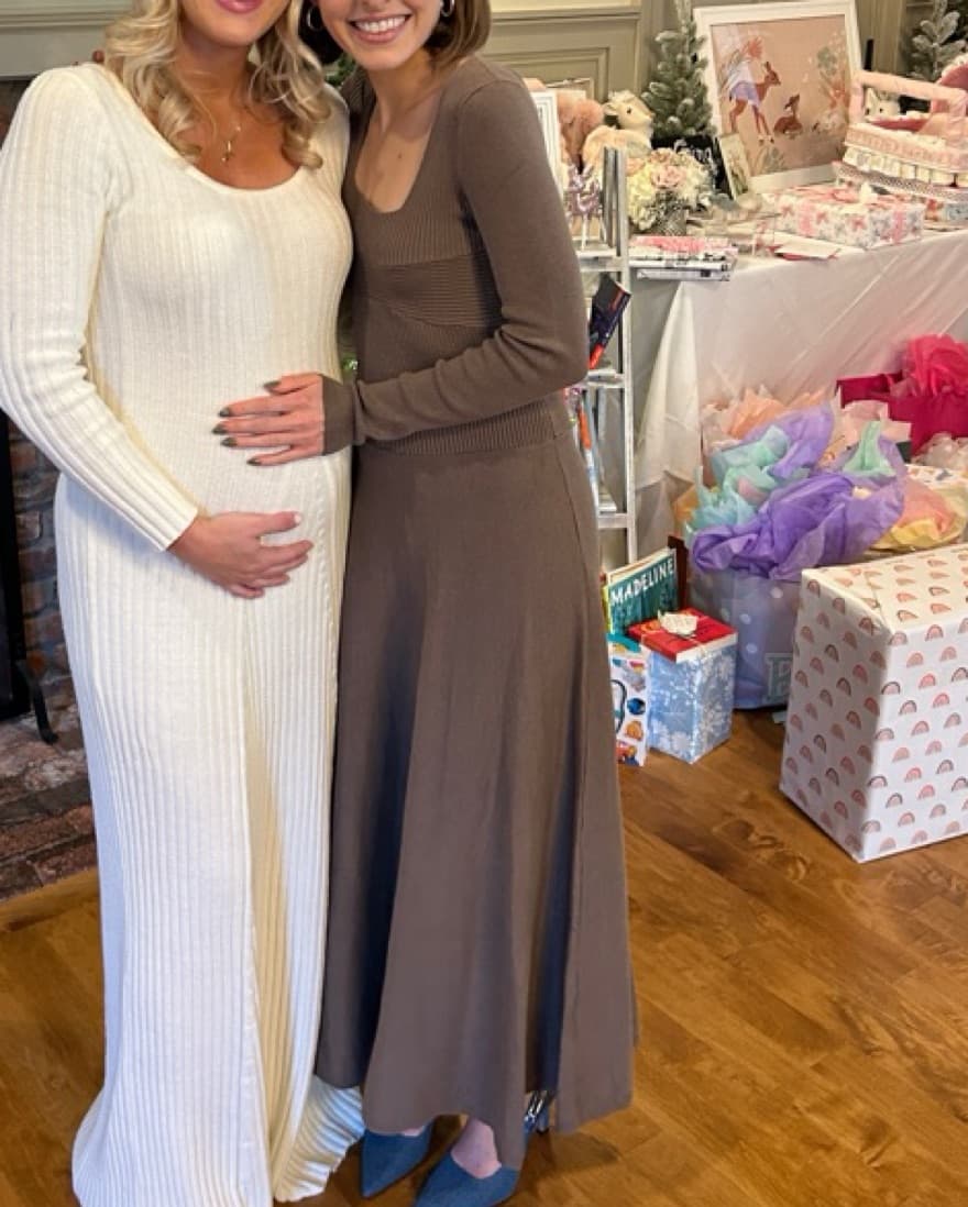 Drop-Waist Sweater Maxi Dress - Image 2