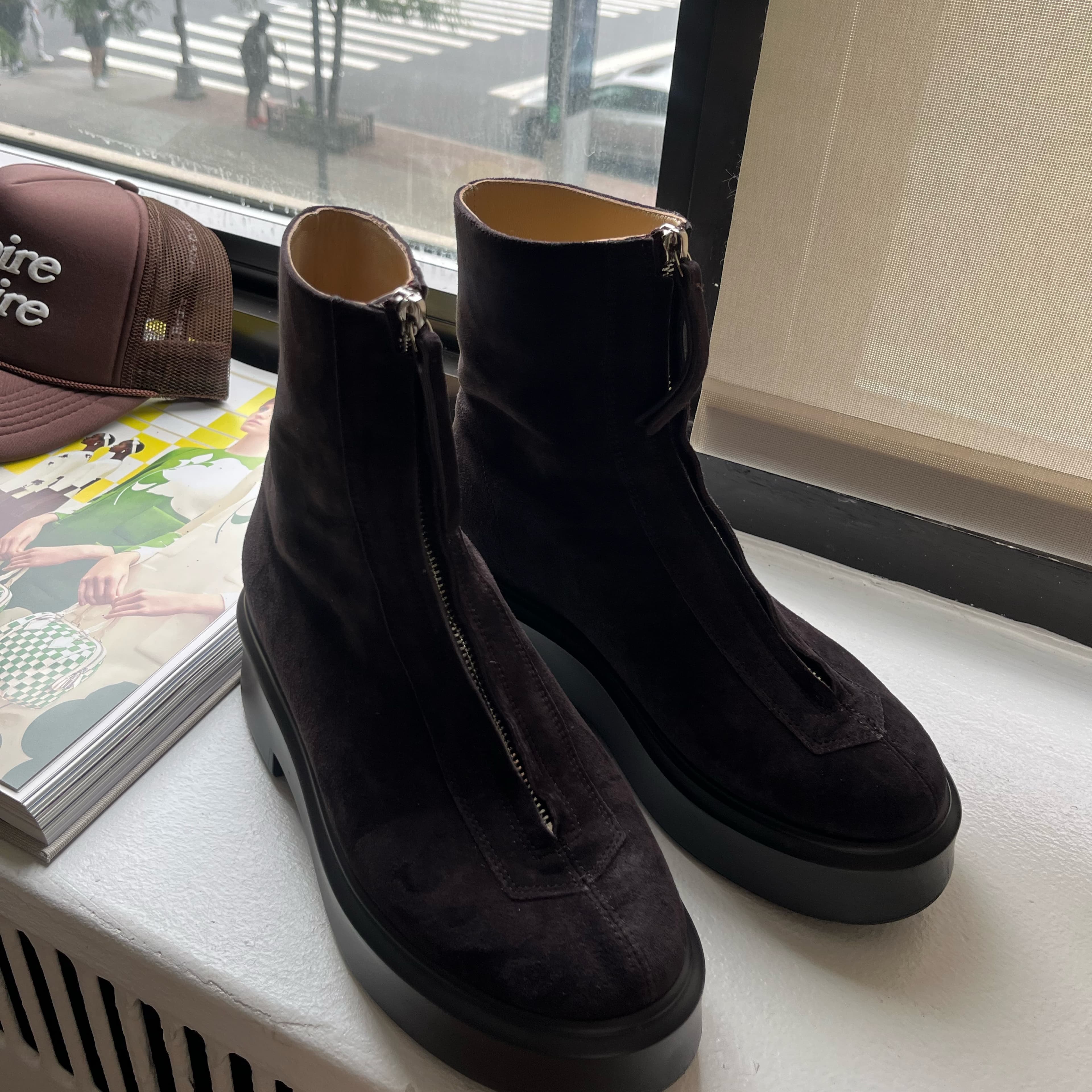 The Row Suede Brown Boots  - Image 5