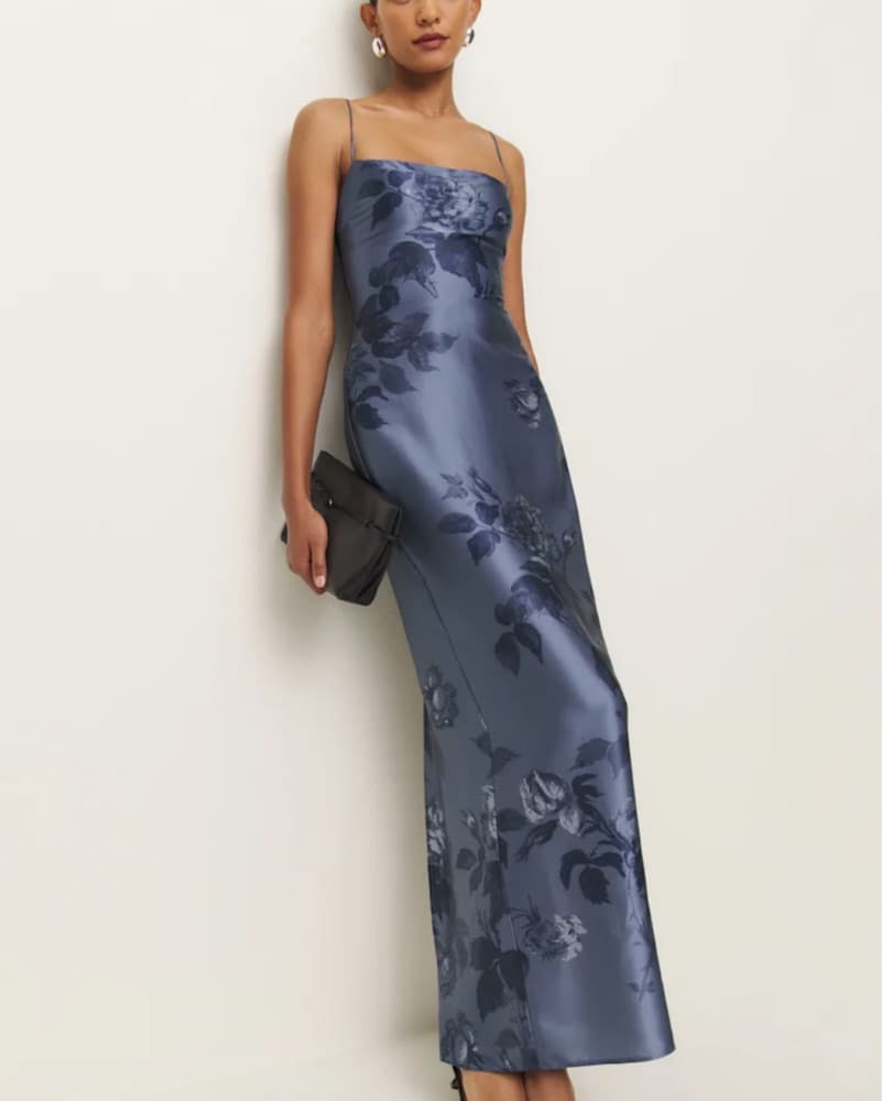 Reformation Frankie Silk Dress - Image 1