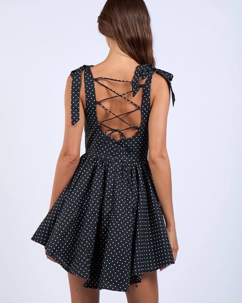 Polka Dot Mini Dress - Image 2