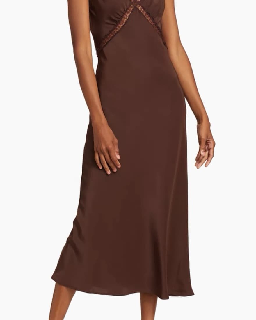 Reformation Provence Silk Dress - Image 1