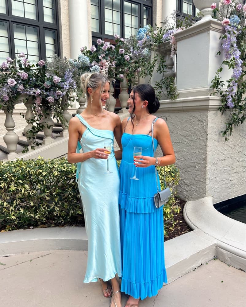 Milla Sky-blue maxi dress  - Image 2