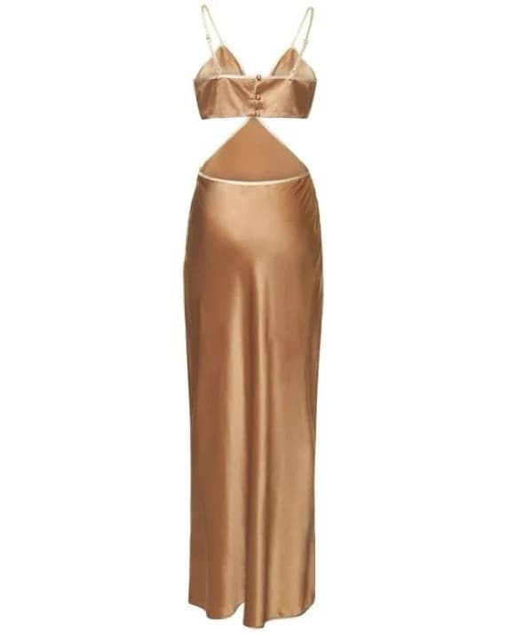 REFORMATION POPPIES SILK DRESS  - Image 4