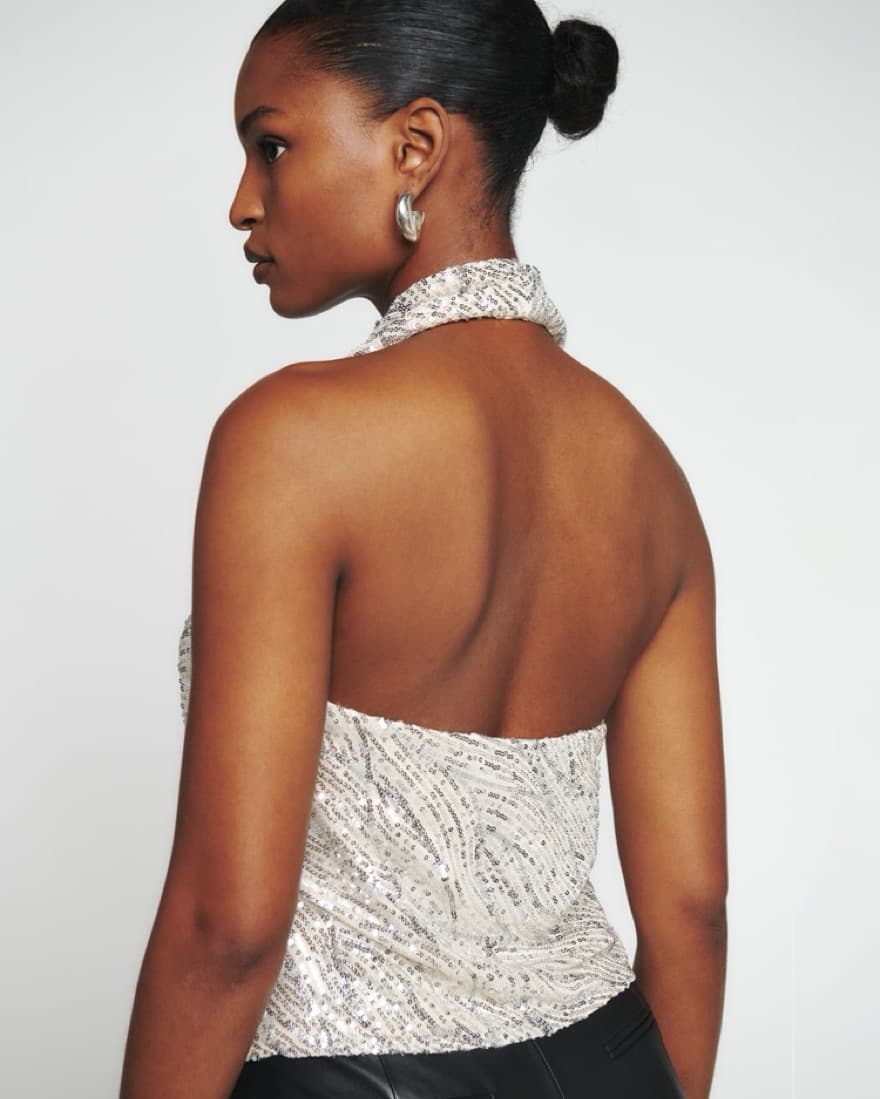 Reformation Sequin Brandi Top - Image 3