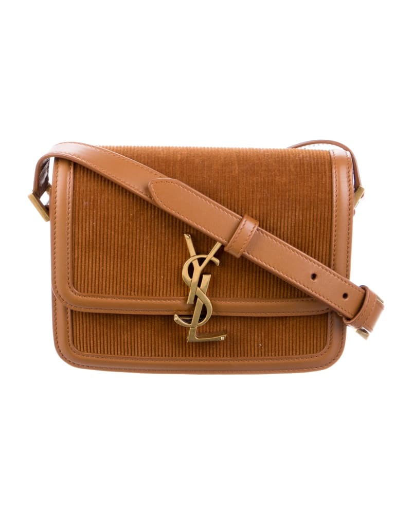 Corduroy Small Solferino Shoulder Bag - Image 1
