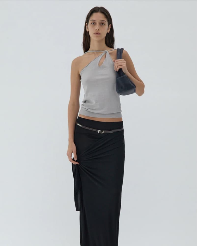 paloma wool ダークグレー ノースリーブ トップス Paloma Wool Nomi Top by Paloma Wool | Pickle