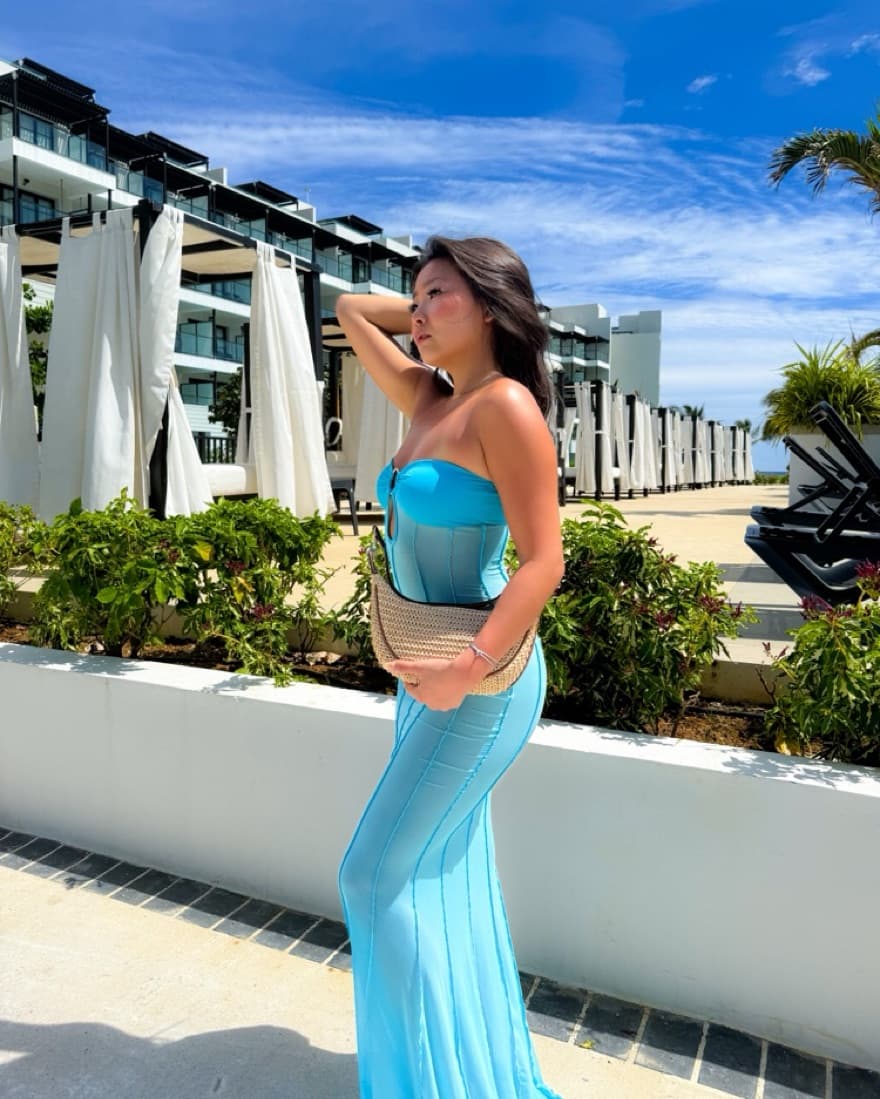Outcast Blue Beach Dress - Image 5