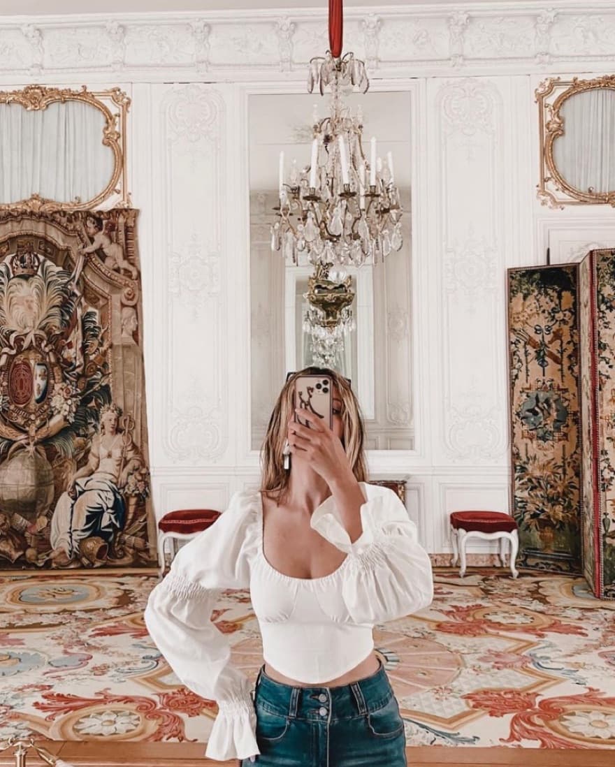 White Backless Top  - Image 1