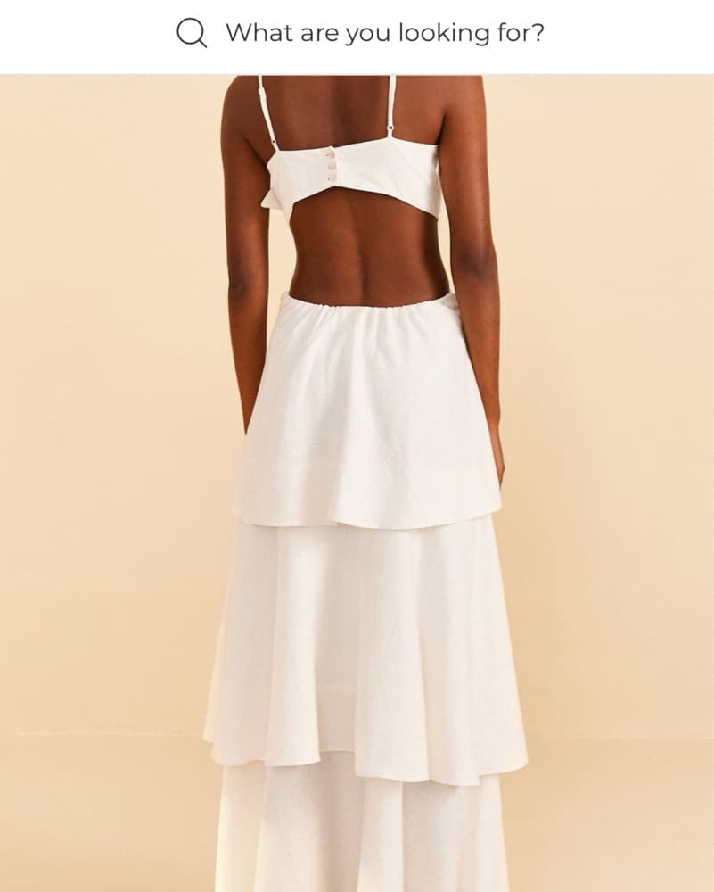 Farm Rio Off White Flower Maxi Dress - Image 3