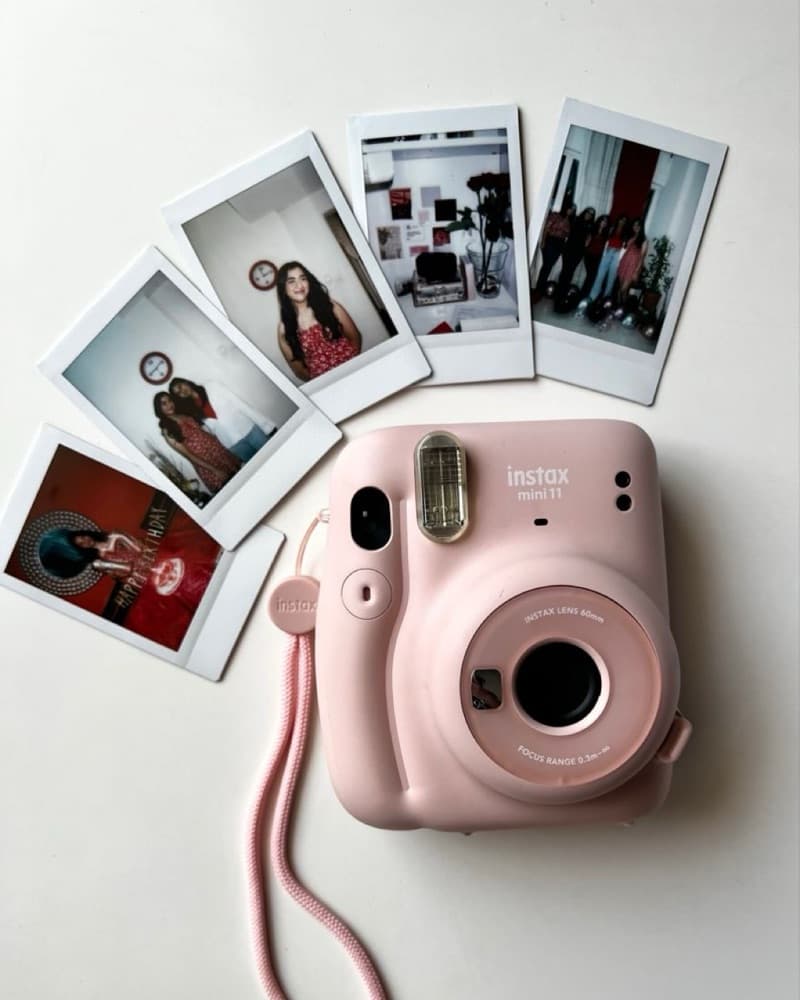 Pastel Pink Instax Mini 11 Camera - Image 2