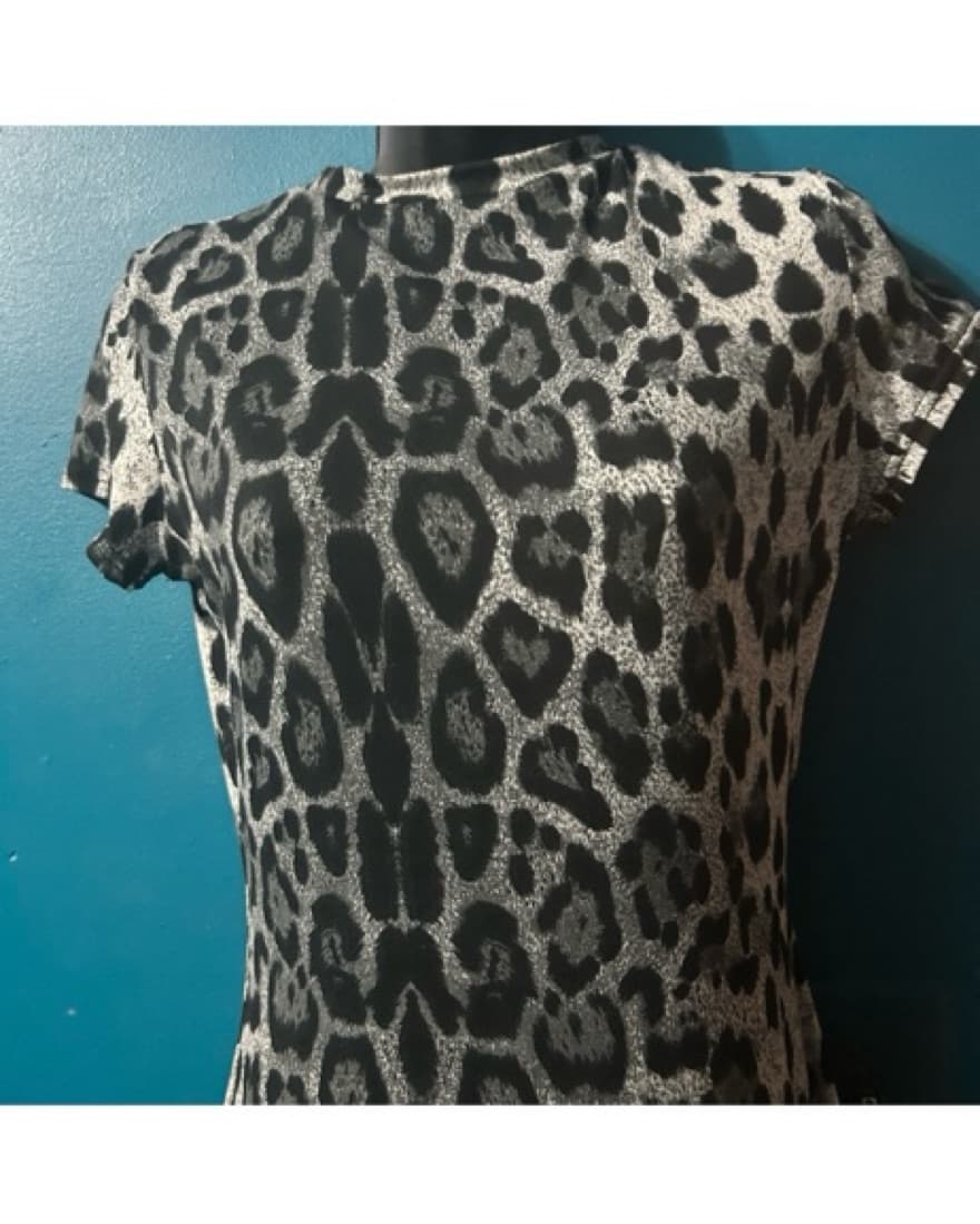  Leopard Print Midi Dress - Image 3