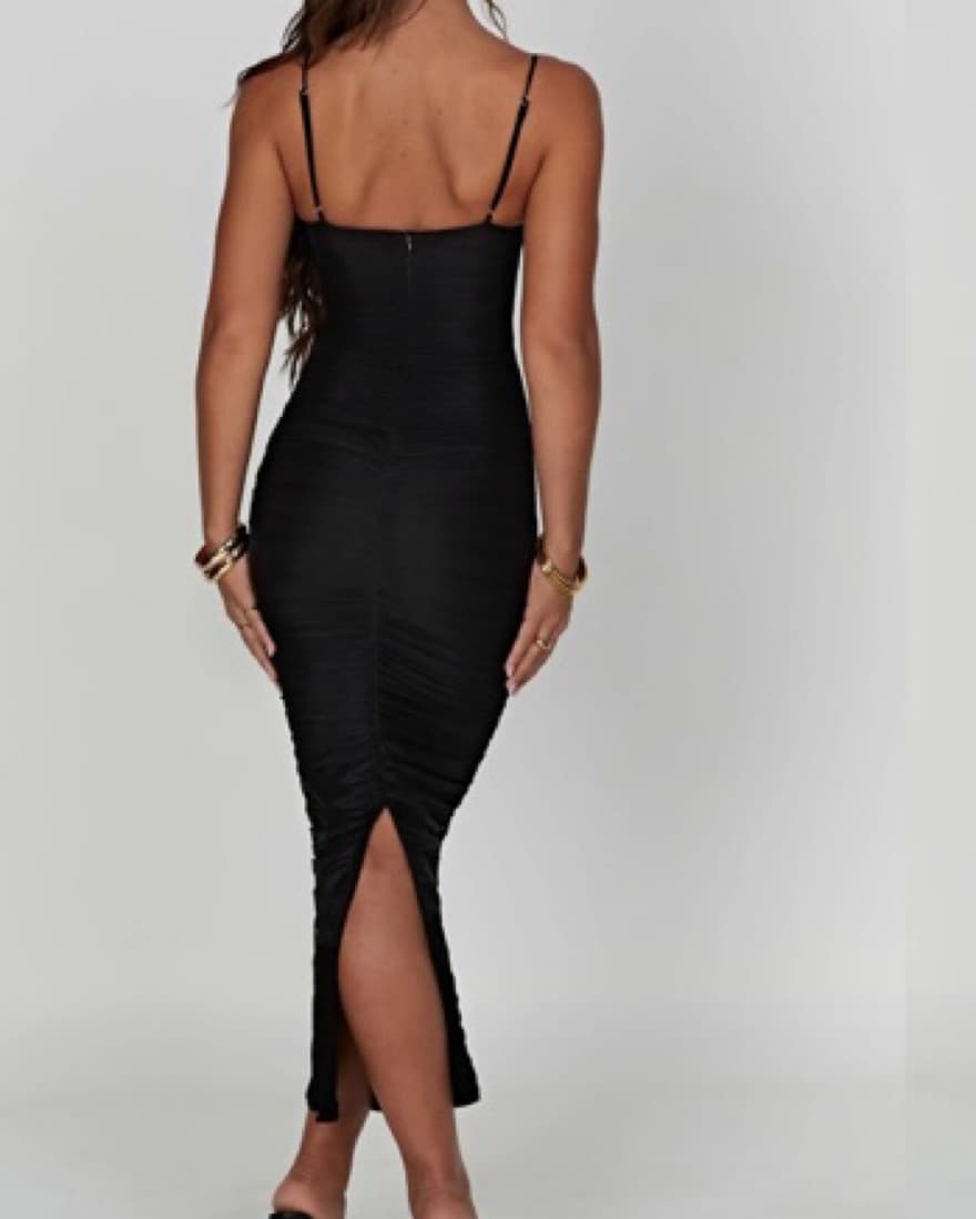 ROCHELLE MAXI DRESS - BLACK - Image 2