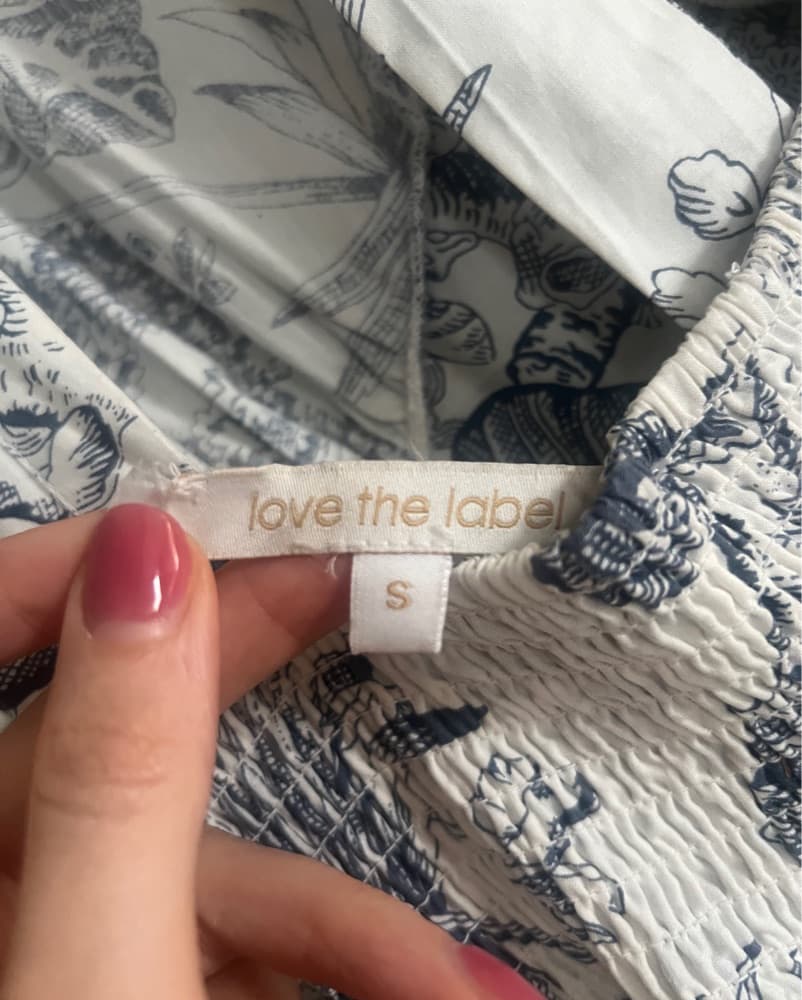Love the Label Blue and Whit Maxi Dress - Image 4