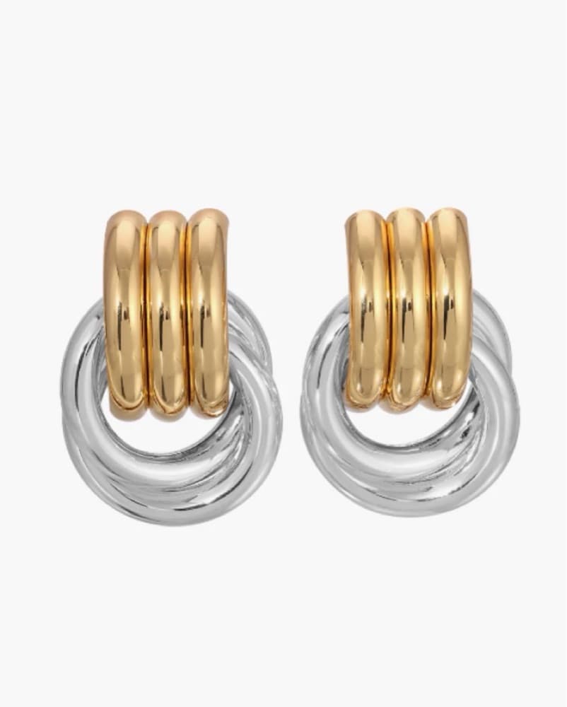DOUBLE KNOT EARRINGS - Image 4