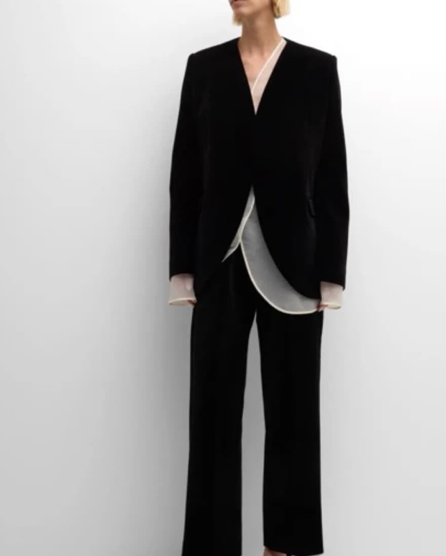 GIA studios Tulip Velvet Blazer - Image 4