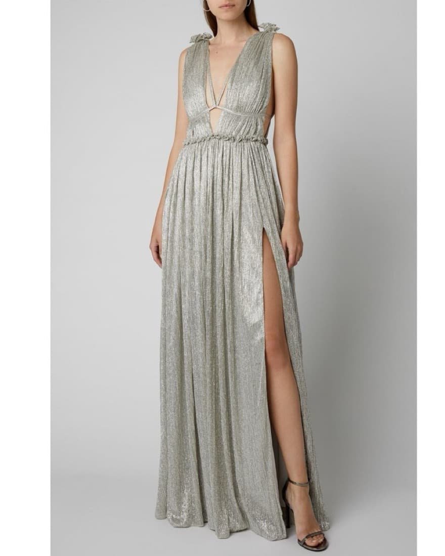 Jonathan Simkhai Mettalic Gown  - Image 1